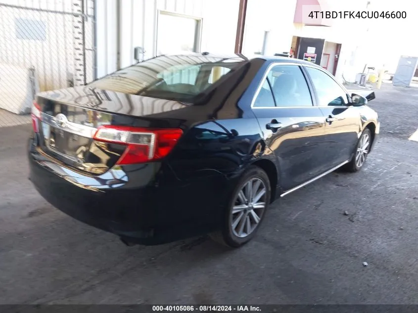 4T1BD1FK4CU046600 2012 Toyota Camry Hybrid Xle