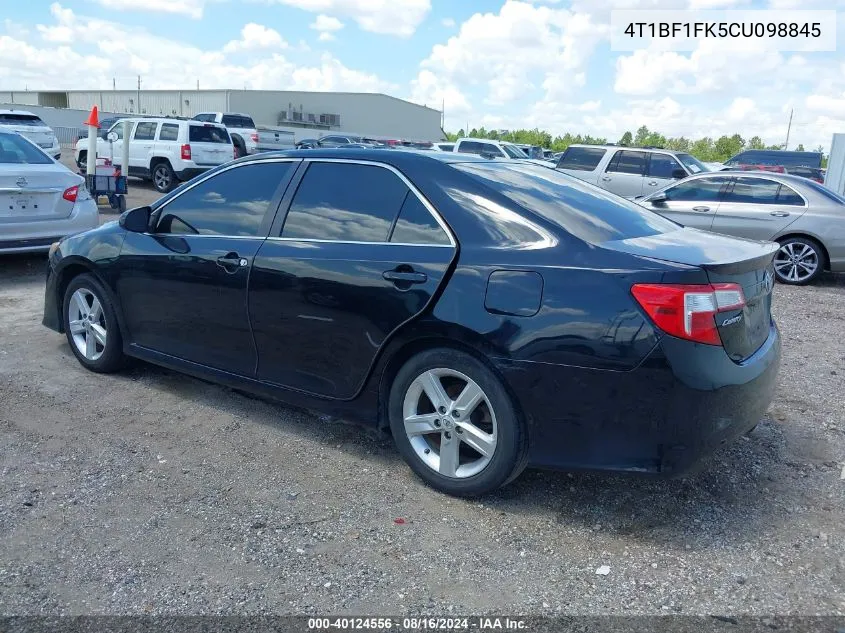 4T1BF1FK5CU098845 2012 Toyota Camry Se