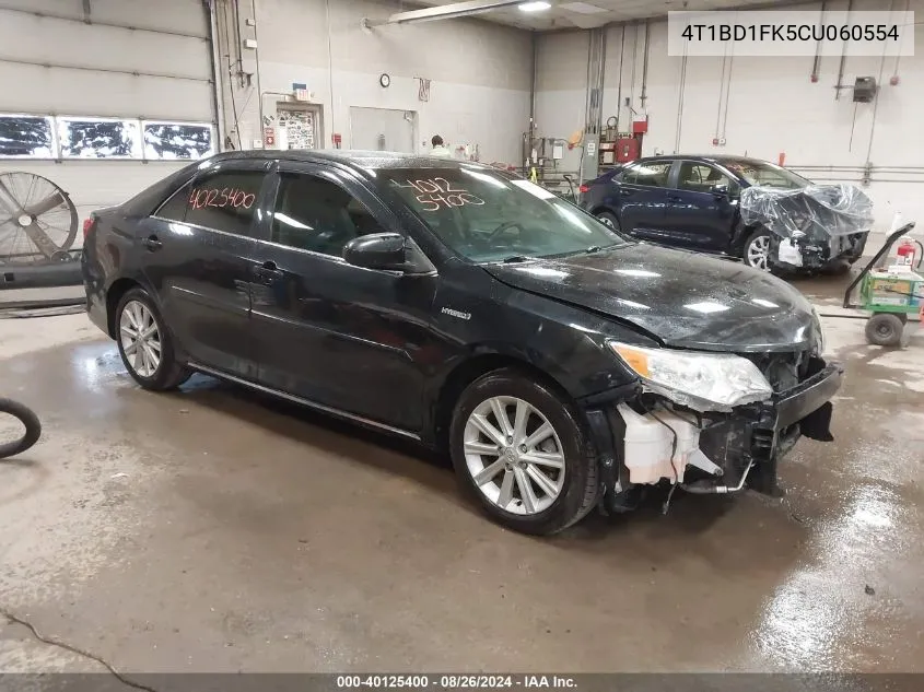 2012 Toyota Camry Hybrid Xle VIN: 4T1BD1FK5CU060554 Lot: 40125400