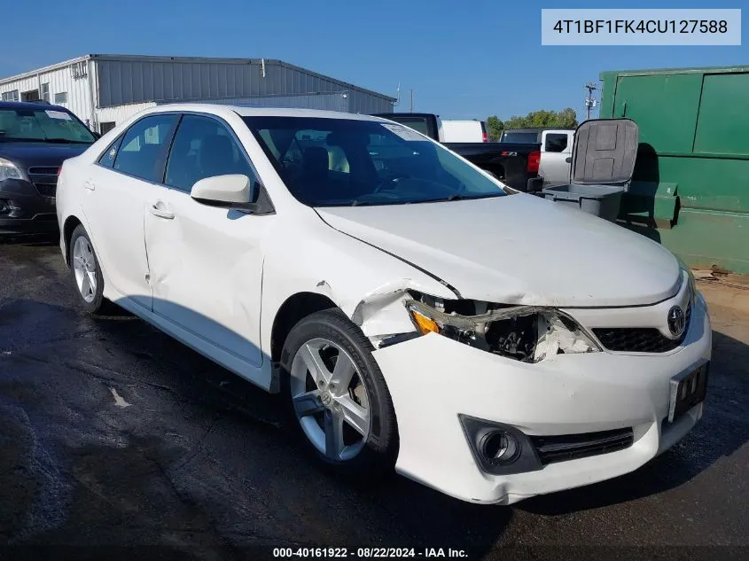 4T1BF1FK4CU127588 2012 Toyota Camry Se