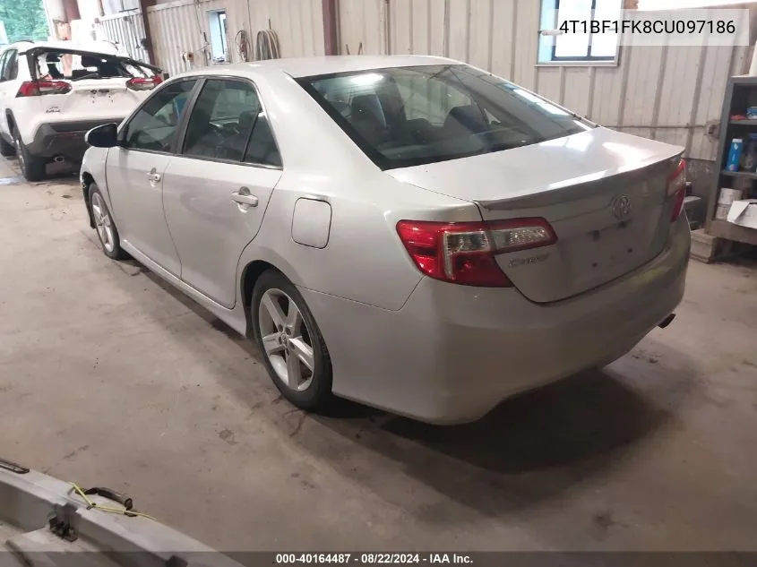 4T1BF1FK8CU097186 2012 Toyota Camry Se