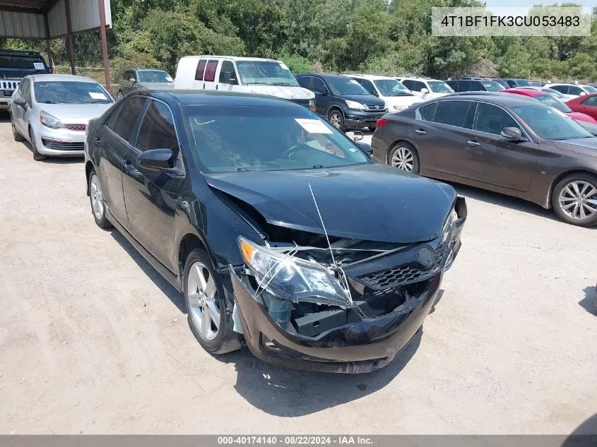 4T1BF1FK3CU053483 2012 Toyota Camry Se