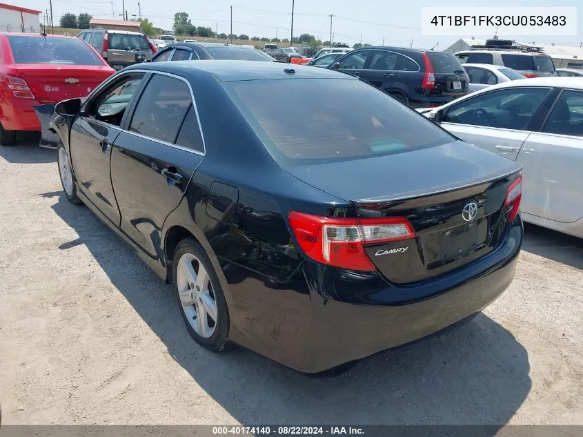 4T1BF1FK3CU053483 2012 Toyota Camry Se