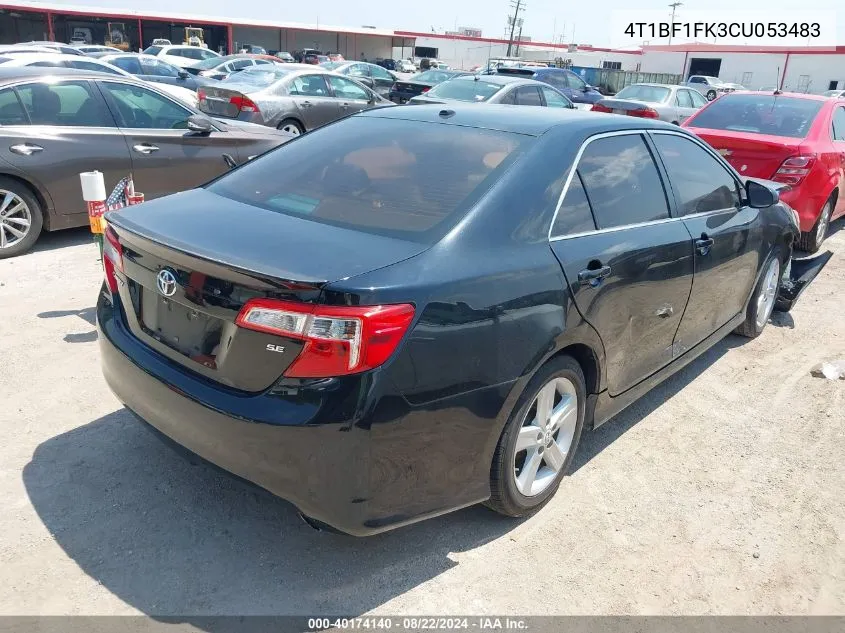 4T1BF1FK3CU053483 2012 Toyota Camry Se