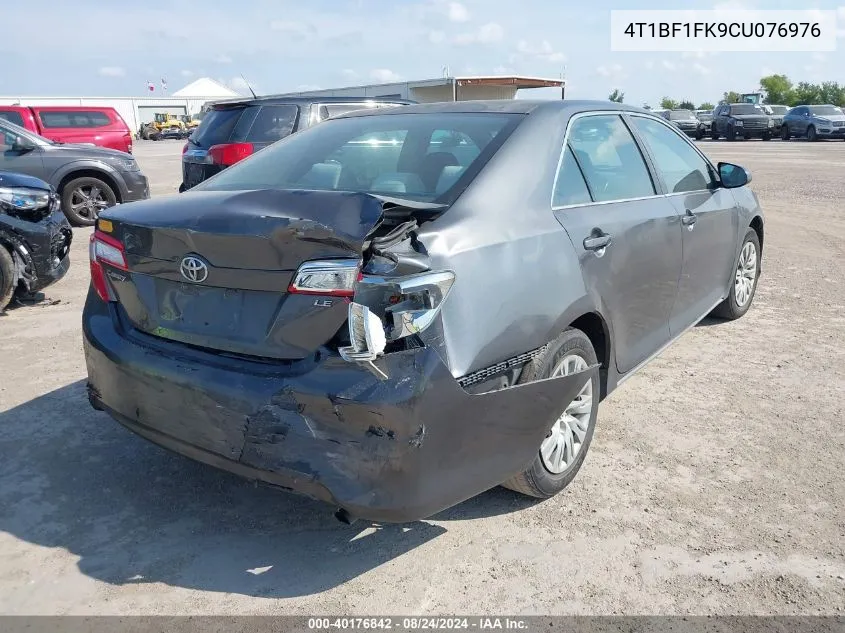 4T1BF1FK9CU076976 2012 Toyota Camry Le