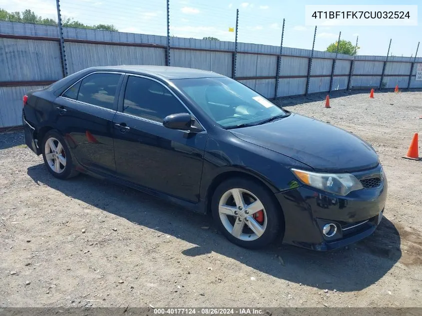 4T1BF1FK7CU032524 2012 Toyota Camry Se