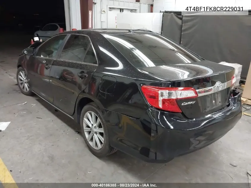 4T4BF1FK8CR229031 2012 Toyota Camry Xle