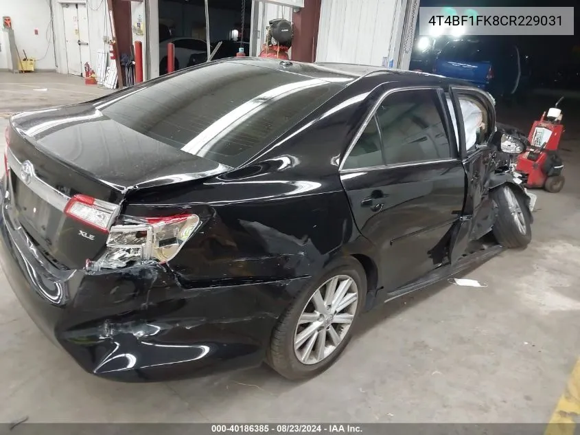 4T4BF1FK8CR229031 2012 Toyota Camry Xle