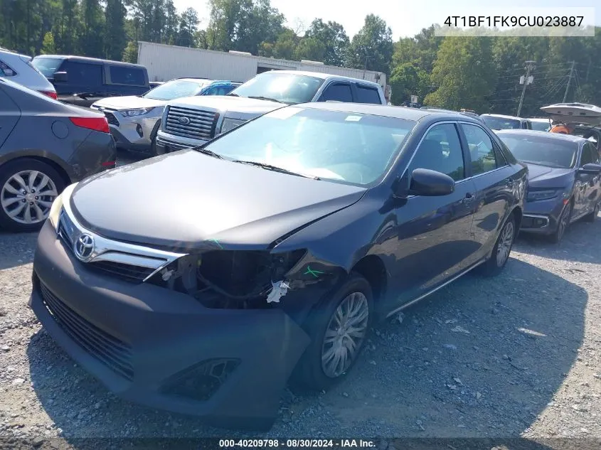 2012 Toyota Camry Le VIN: 4T1BF1FK9CU023887 Lot: 40209798