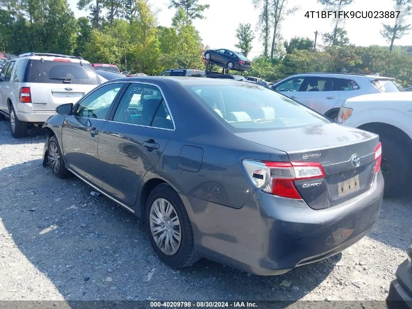 4T1BF1FK9CU023887 2012 Toyota Camry Le