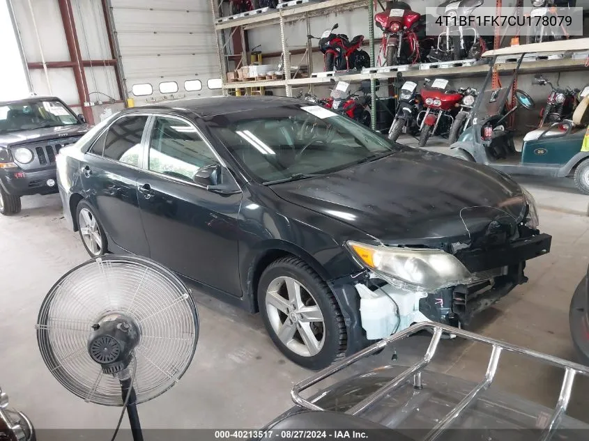 4T1BF1FK7CU178079 2012 Toyota Camry Se