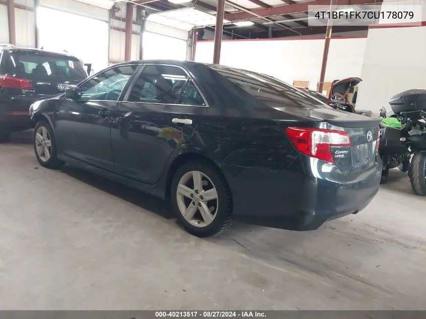 4T1BF1FK7CU178079 2012 Toyota Camry Se