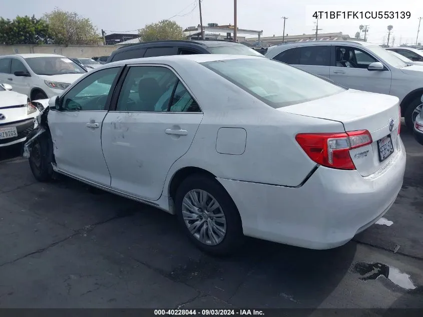 4T1BF1FK1CU553139 2012 Toyota Camry Le