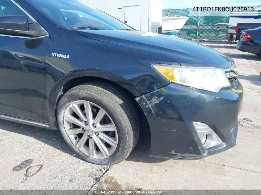 4T1BD1FK8CU025913 2012 Toyota Camry Hybrid Xle