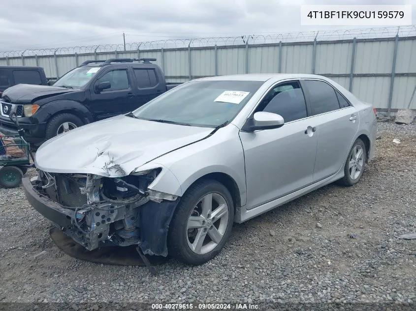 2012 Toyota Camry Se VIN: 4T1BF1FK9CU159579 Lot: 40279615