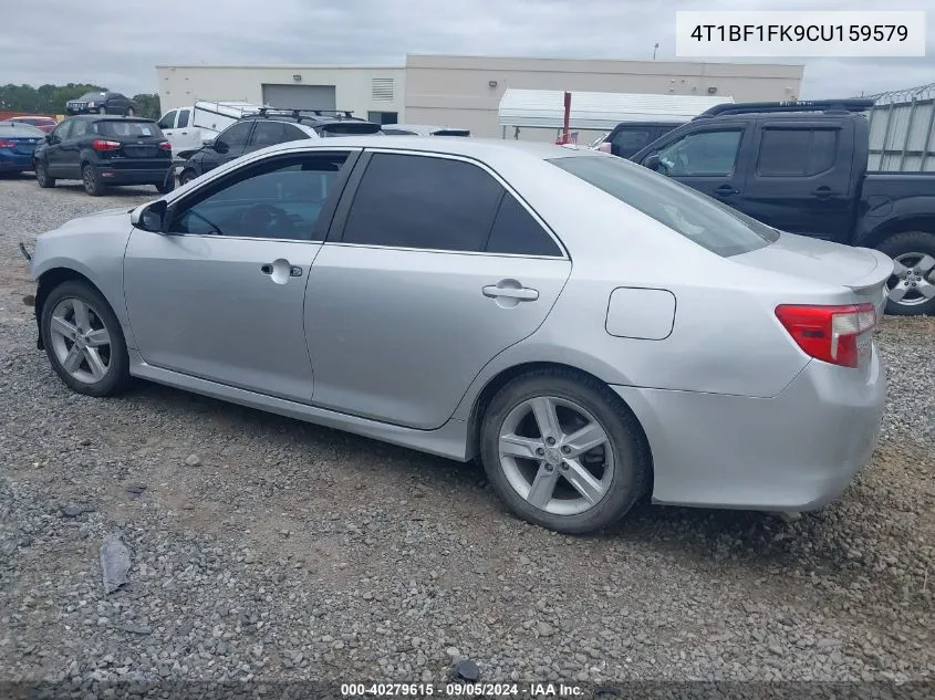 2012 Toyota Camry Se VIN: 4T1BF1FK9CU159579 Lot: 40279615