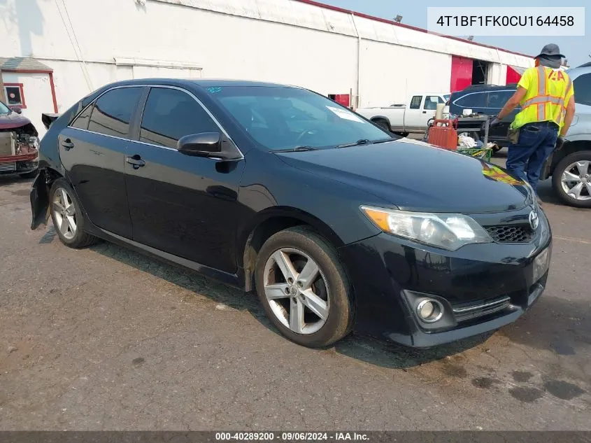 4T1BF1FK0CU164458 2012 Toyota Camry Se