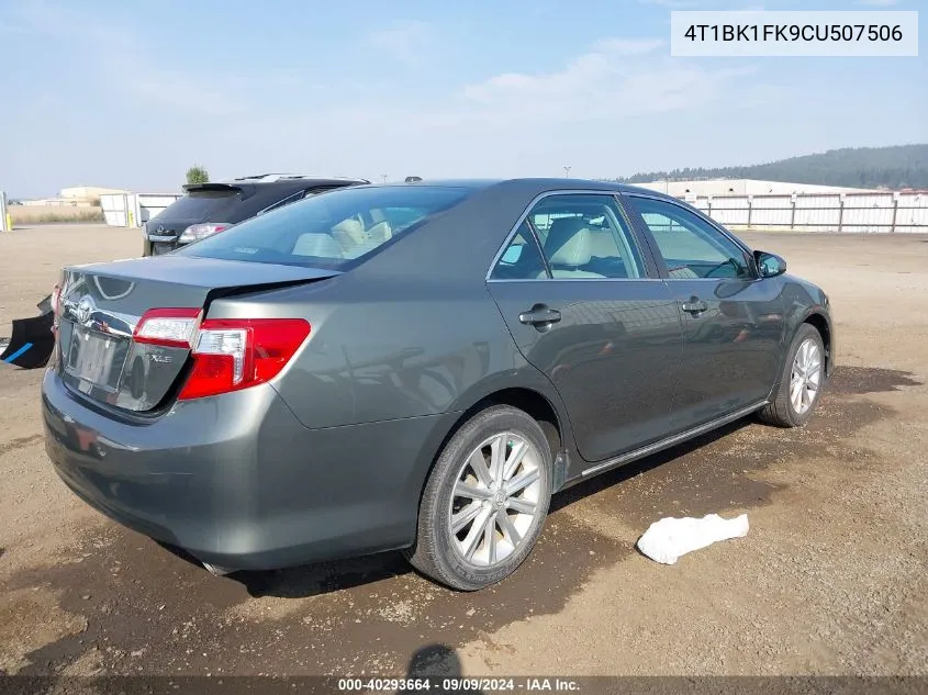 2012 Toyota Camry Xle V6 VIN: 4T1BK1FK9CU507506 Lot: 40293664