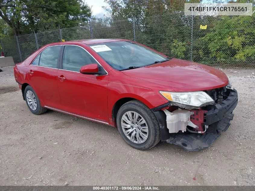 4T4BF1FK1CR176561 2012 Toyota Camry Le