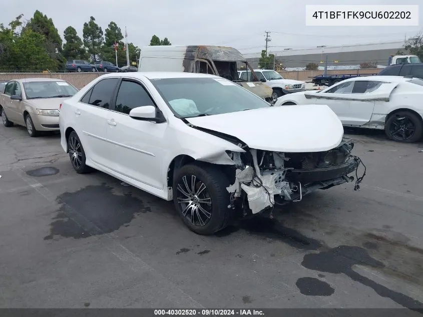 2012 Toyota Camry Se/Le/Xle VIN: 4T1BF1FK9CU602202 Lot: 40302520