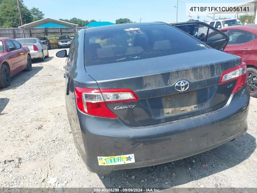 4T1BF1FK1CU056141 2012 Toyota Camry Le