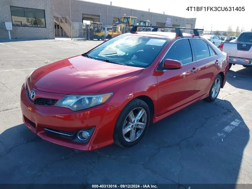 4T1BF1FK3CU631405 2012 Toyota Camry Se/Le/Xle