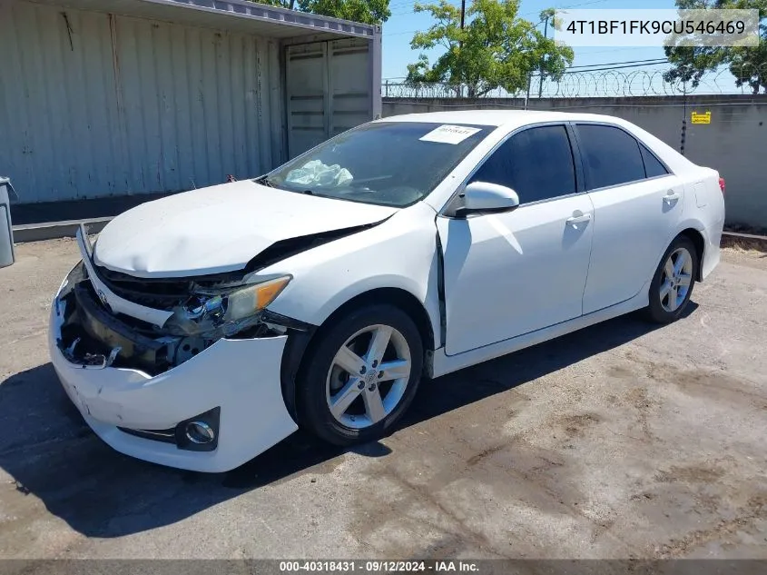 4T1BF1FK9CU546469 2012 Toyota Camry Se