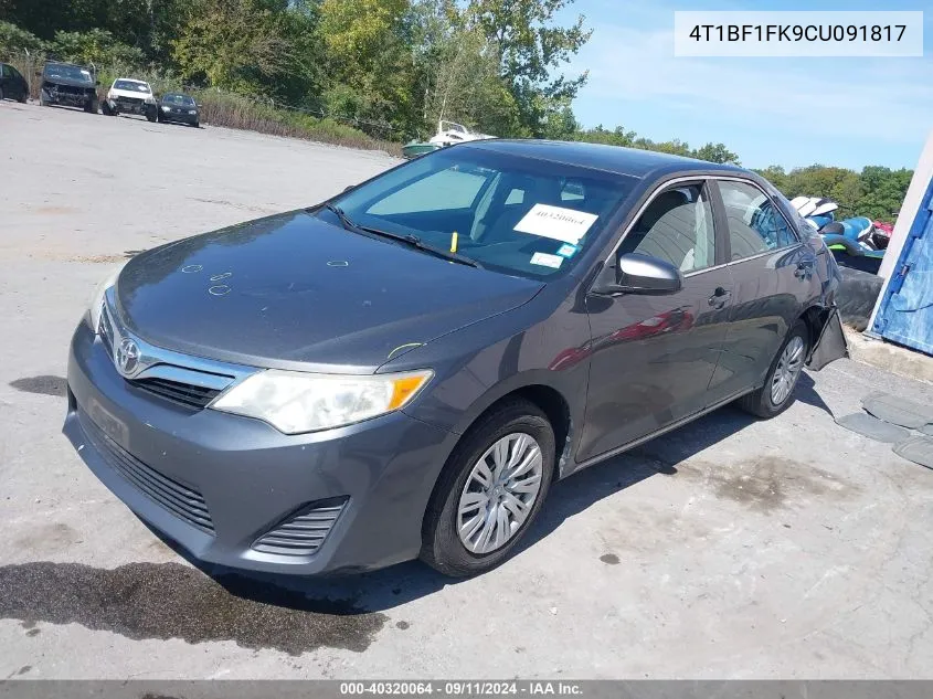 4T1BF1FK9CU091817 2012 Toyota Camry Le