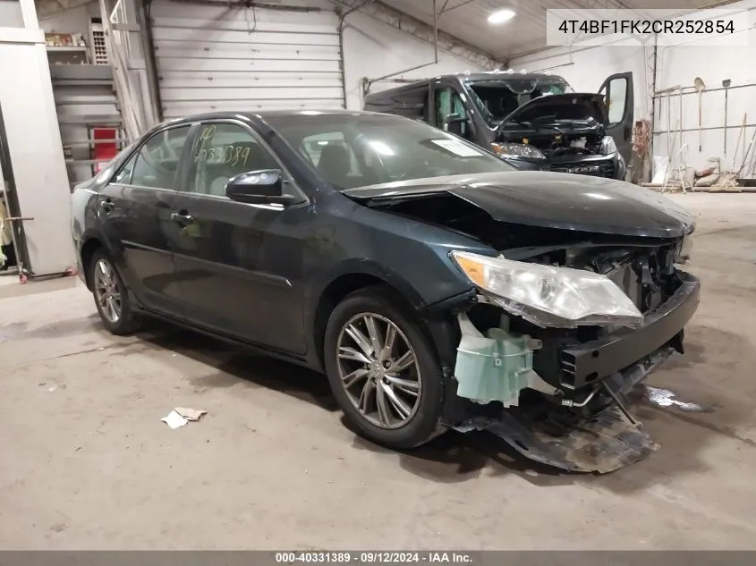 4T4BF1FK2CR252854 2012 Toyota Camry Se/Le/Xle