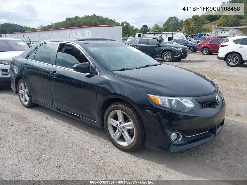 4T1BF1FK9CU108468 2012 Toyota Camry Se