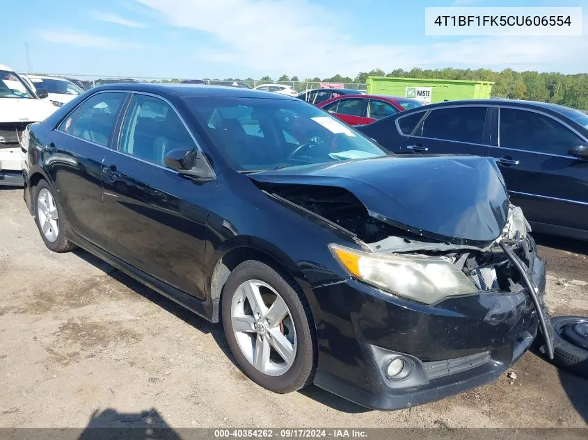 2012 Toyota Camry Se VIN: 4T1BF1FK5CU606554 Lot: 40354262