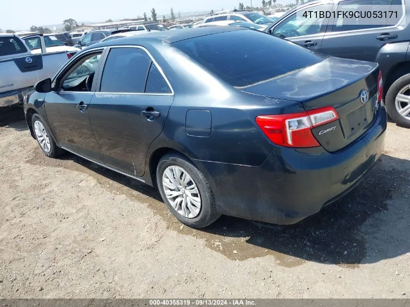 4T1BD1FK9CU053171 2012 Toyota Camry Hybrid Le