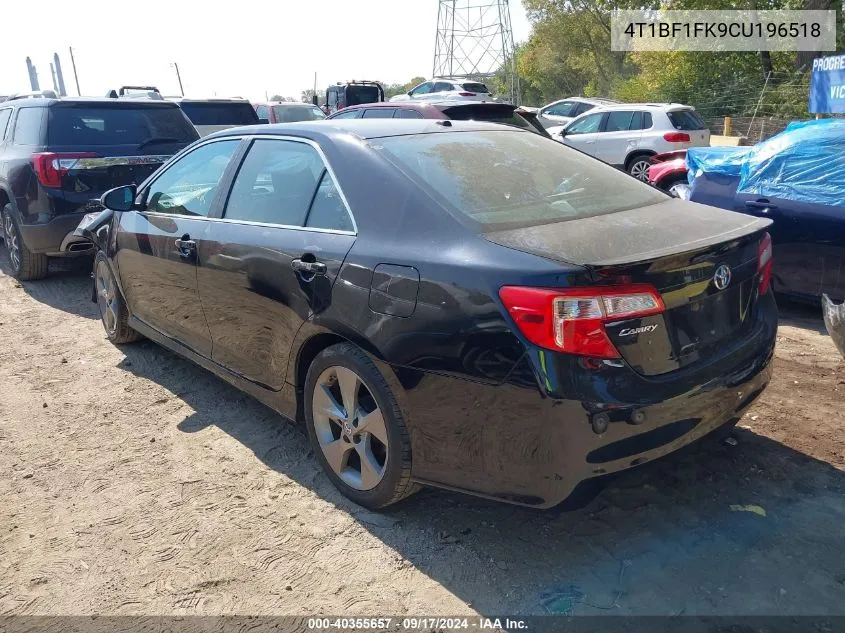 4T1BF1FK9CU196518 2012 Toyota Camry Se Limited Edition