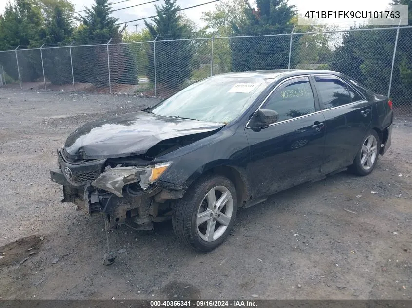 2012 Toyota Camry Se VIN: 4T1BF1FK9CU101763 Lot: 40356341