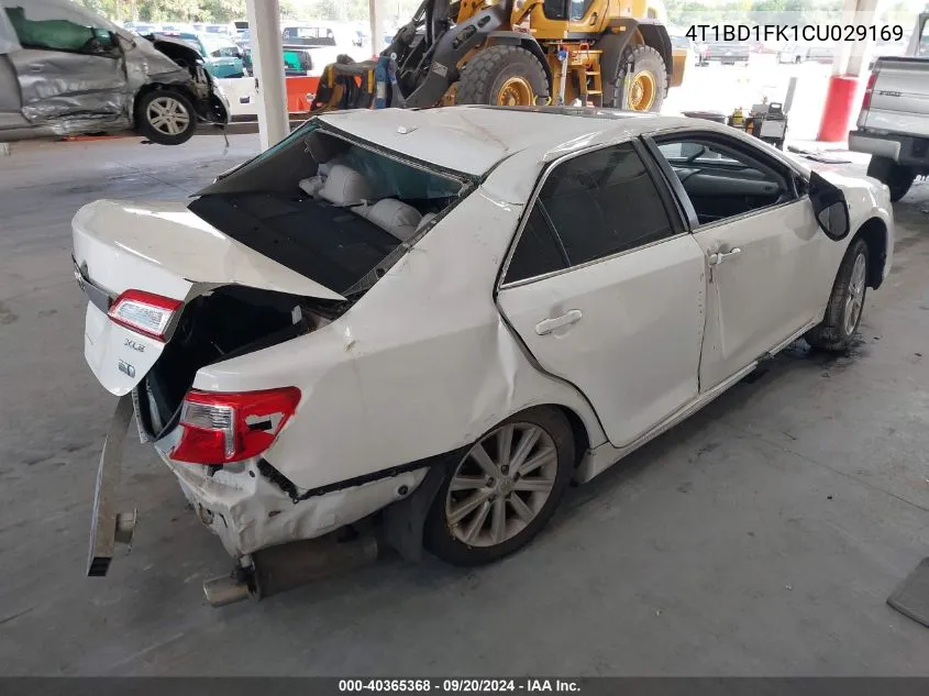 4T1BD1FK1CU029169 2012 Toyota Camry Hybrid Xle