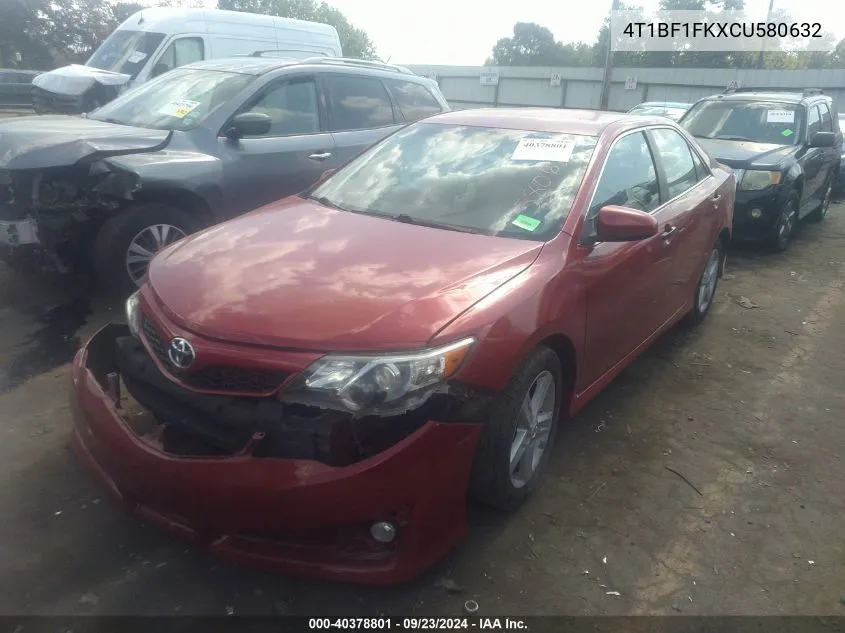 4T1BF1FKXCU580632 2012 Toyota Camry Se/Le/Xle