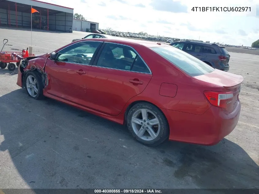 4T1BF1FK1CU602971 2012 Toyota Camry Se