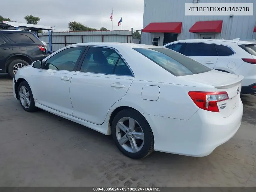 4T1BF1FKXCU166718 2012 Toyota Camry Se