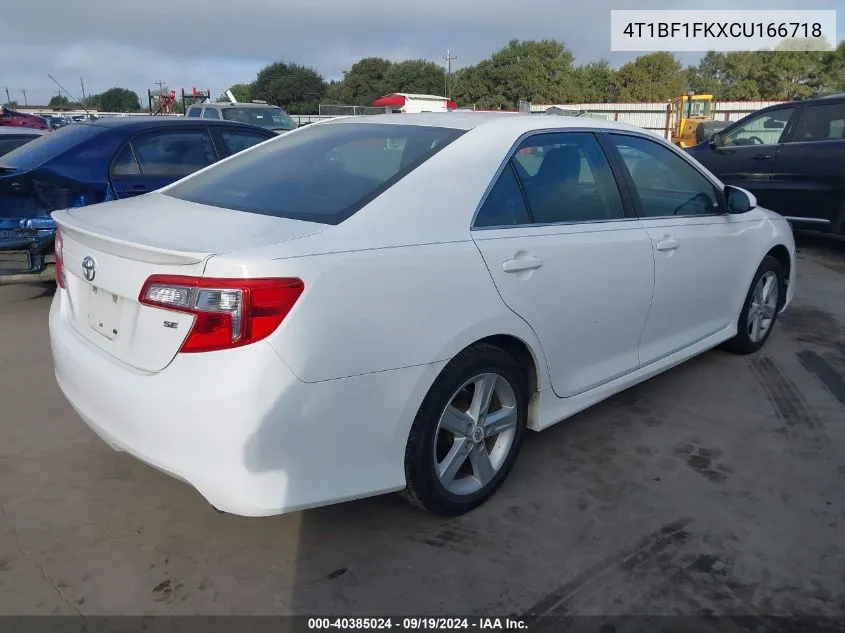 4T1BF1FKXCU166718 2012 Toyota Camry Se