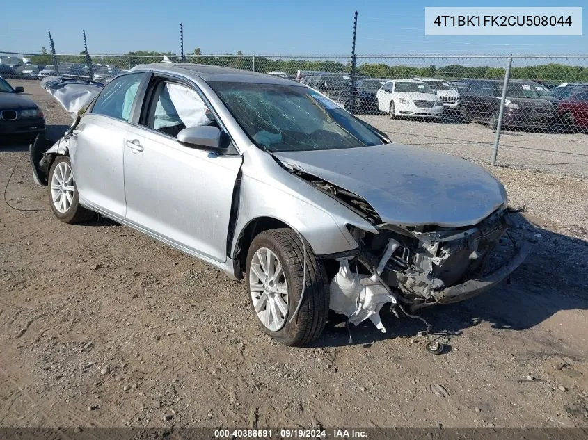 4T1BK1FK2CU508044 2012 Toyota Camry Xle V6