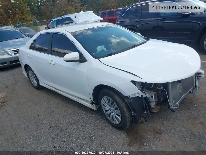 4T1BF1FK6CU183595 2012 Toyota Camry Se