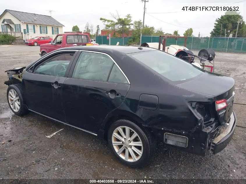 4T4BF1FK7CR180632 2012 Toyota Camry Xle