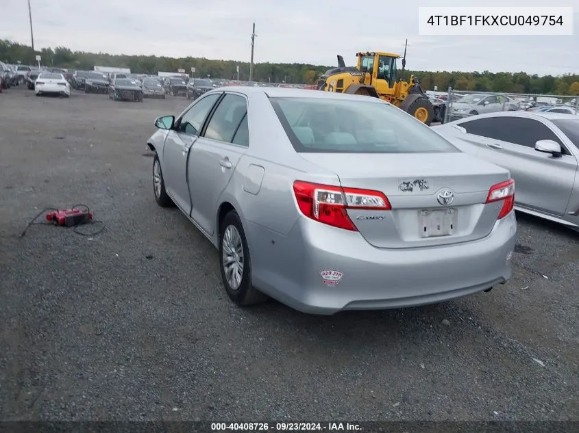 4T1BF1FKXCU049754 2012 Toyota Camry Se/Le/Xle