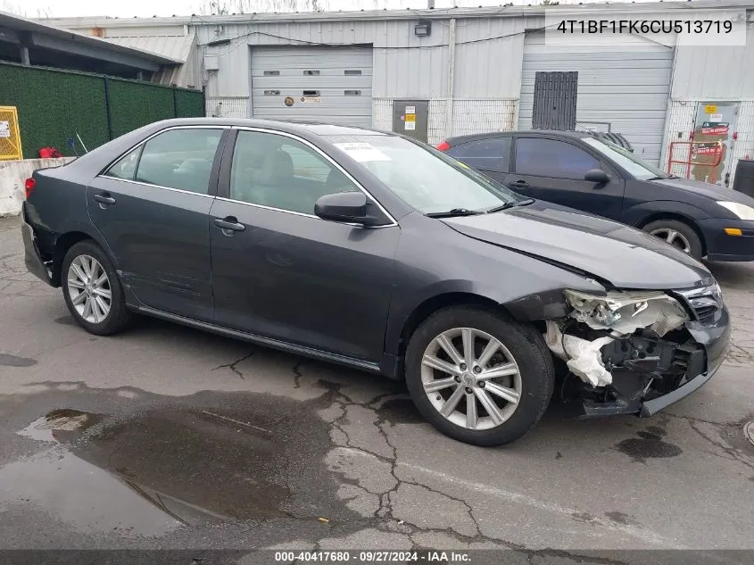 4T1BF1FK6CU513719 2012 Toyota Camry Xle