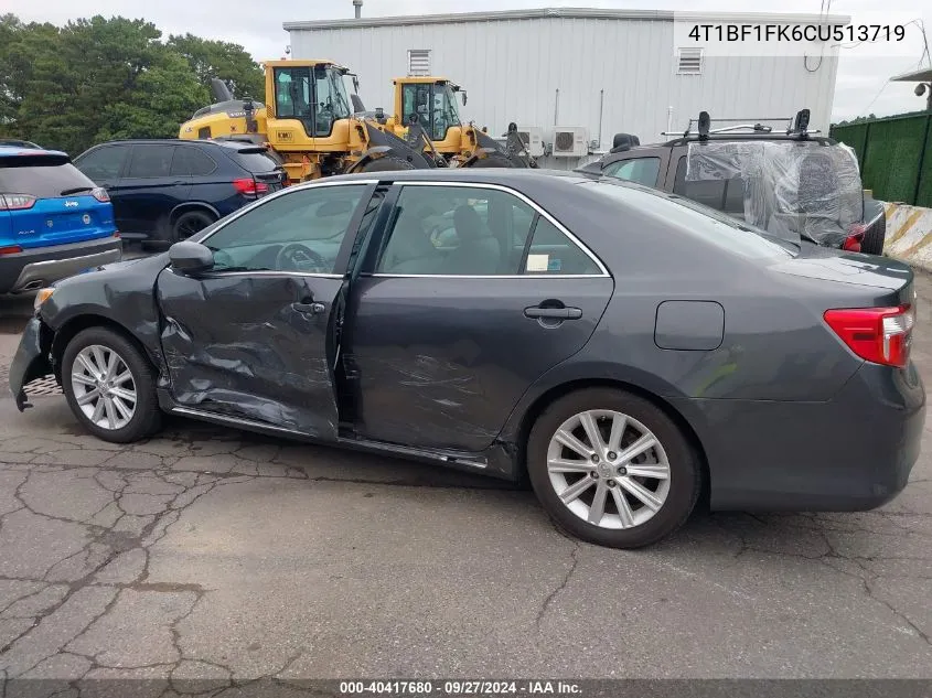 4T1BF1FK6CU513719 2012 Toyota Camry Xle