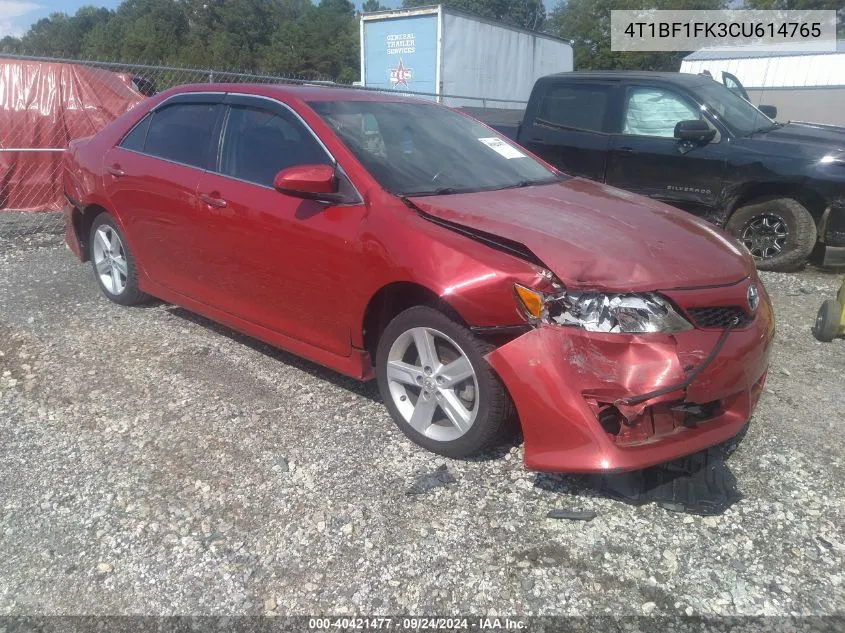 4T1BF1FK3CU614765 2012 Toyota Camry Se