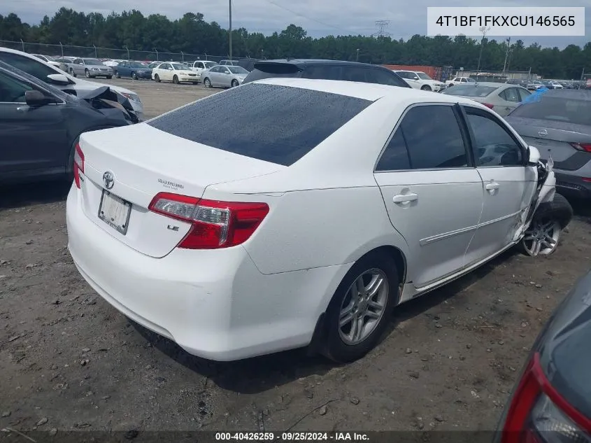 4T1BF1FKXCU146565 2012 Toyota Camry Le