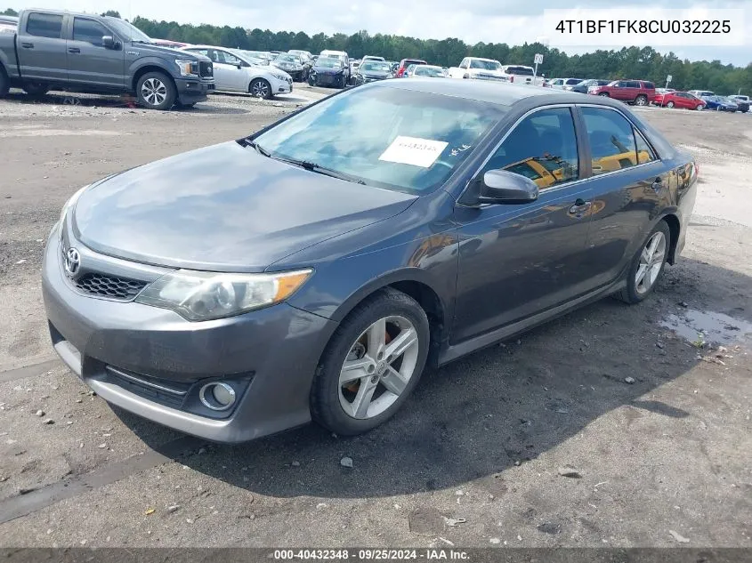 4T1BF1FK8CU032225 2012 Toyota Camry Se