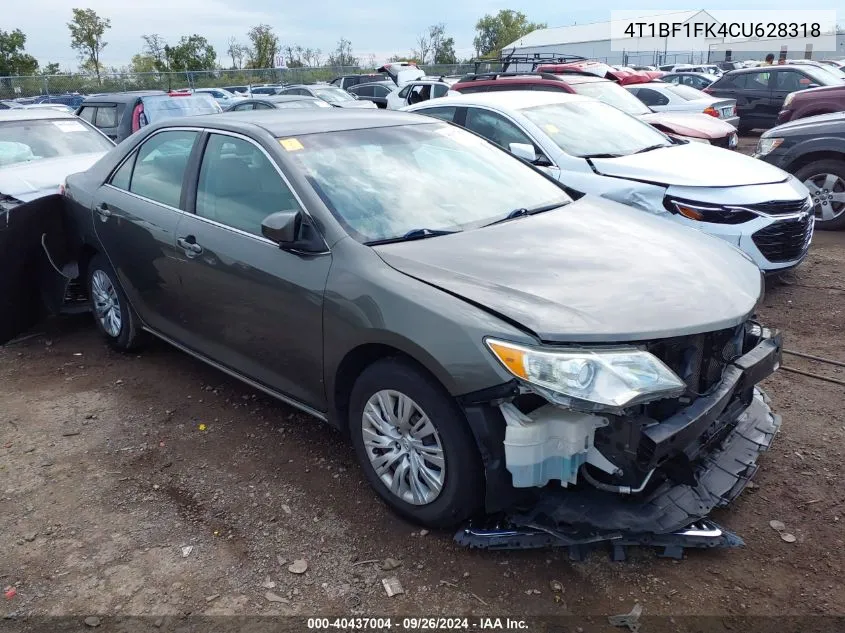 4T1BF1FK4CU628318 2012 Toyota Camry Le