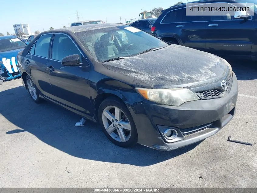 4T1BF1FK4CU066033 2012 Toyota Camry Se/Le/Xle